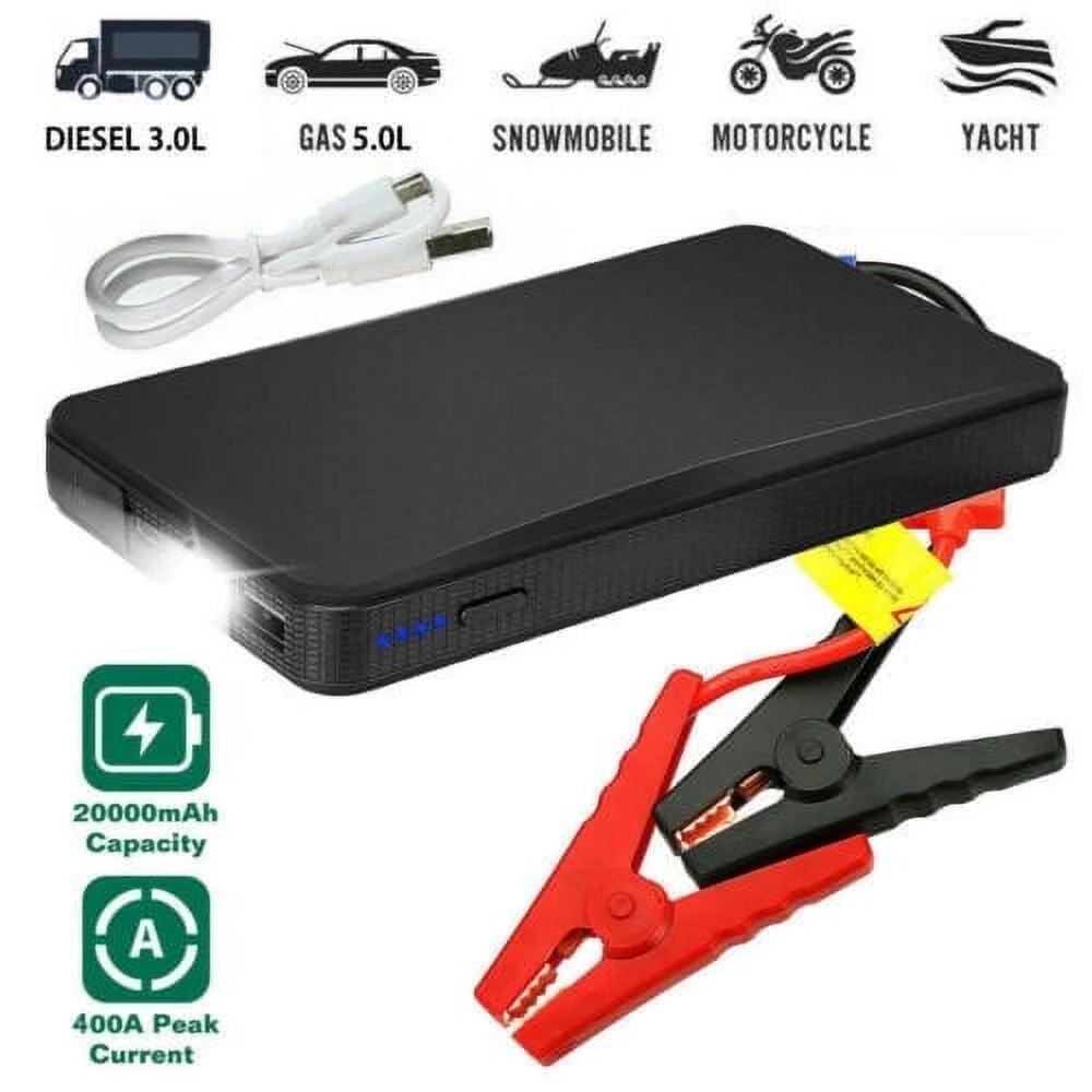 Power Your Drive | Emergency Battery Jump Box for Cars, Trucks & SUVs - Supsupsiu 20,000 mAh Car Jump Starter & Portable Power Bank Booster