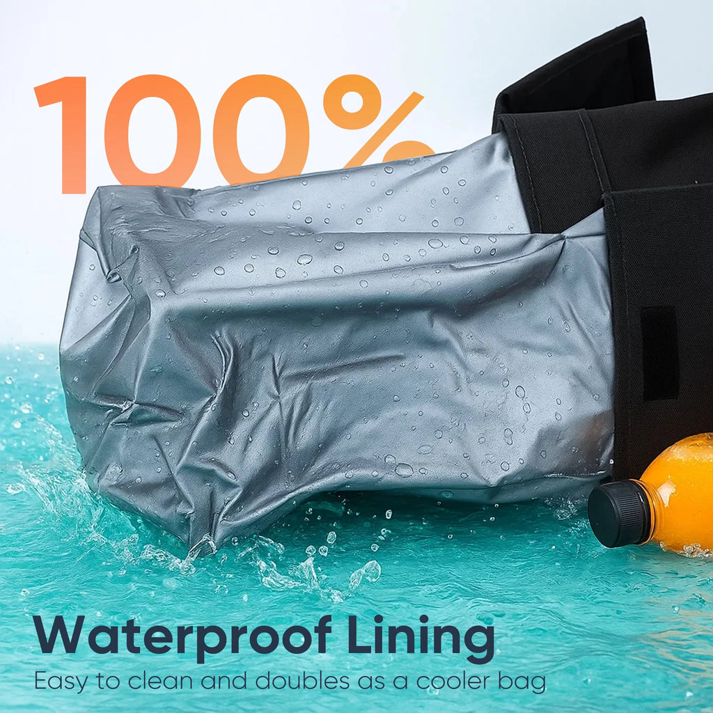 Keep Your Ride Clean – 3 Gallon Waterproof Car Trash Can with Lid & Mesh Pockets | Universal Fit for Cars, Trucks & SUVs