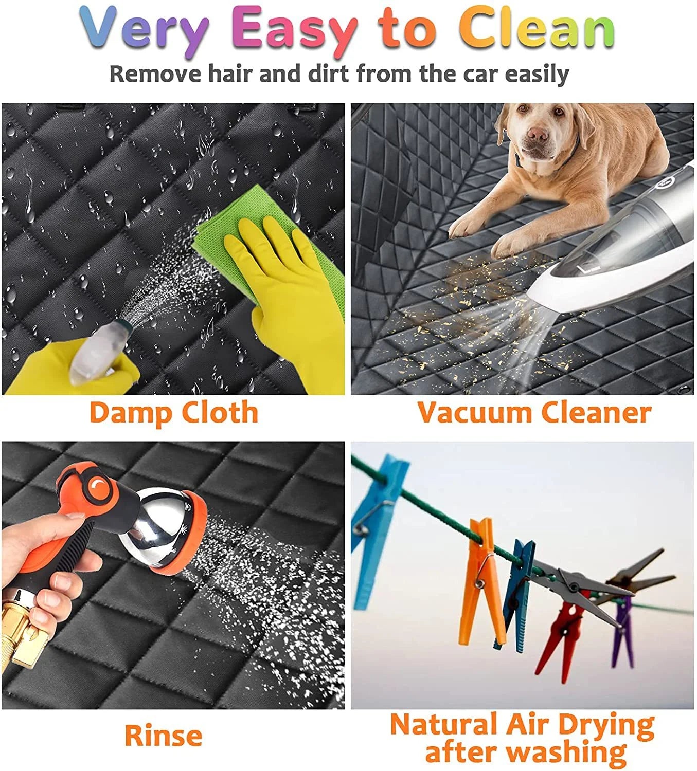 Drive Clean with Your Pet – Waterproof Dog Car Seat Cover Hammock | Scratch-Proof, Nonslip & Durable Protection