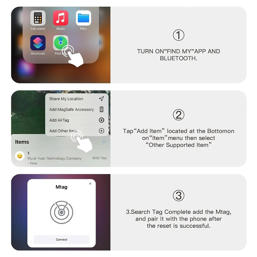 Mini GPS Vehicle Tracker Real-Time – Works with Apple Find My & Android Find My Device (No Subscription Required)
