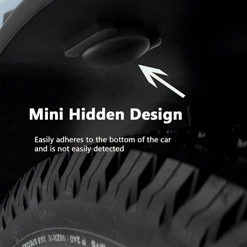Mini GPS Vehicle Tracker Real-Time – Works with Apple Find My & Android Find My Device (No Subscription Required)