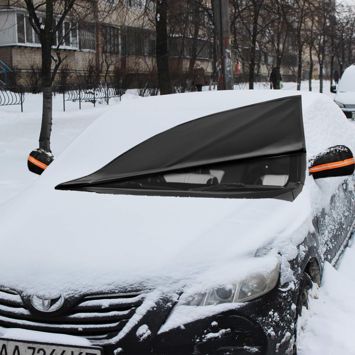 No More Scraping  | All-Weather Frost, Ice & Snow Cover for Cars & SUVs