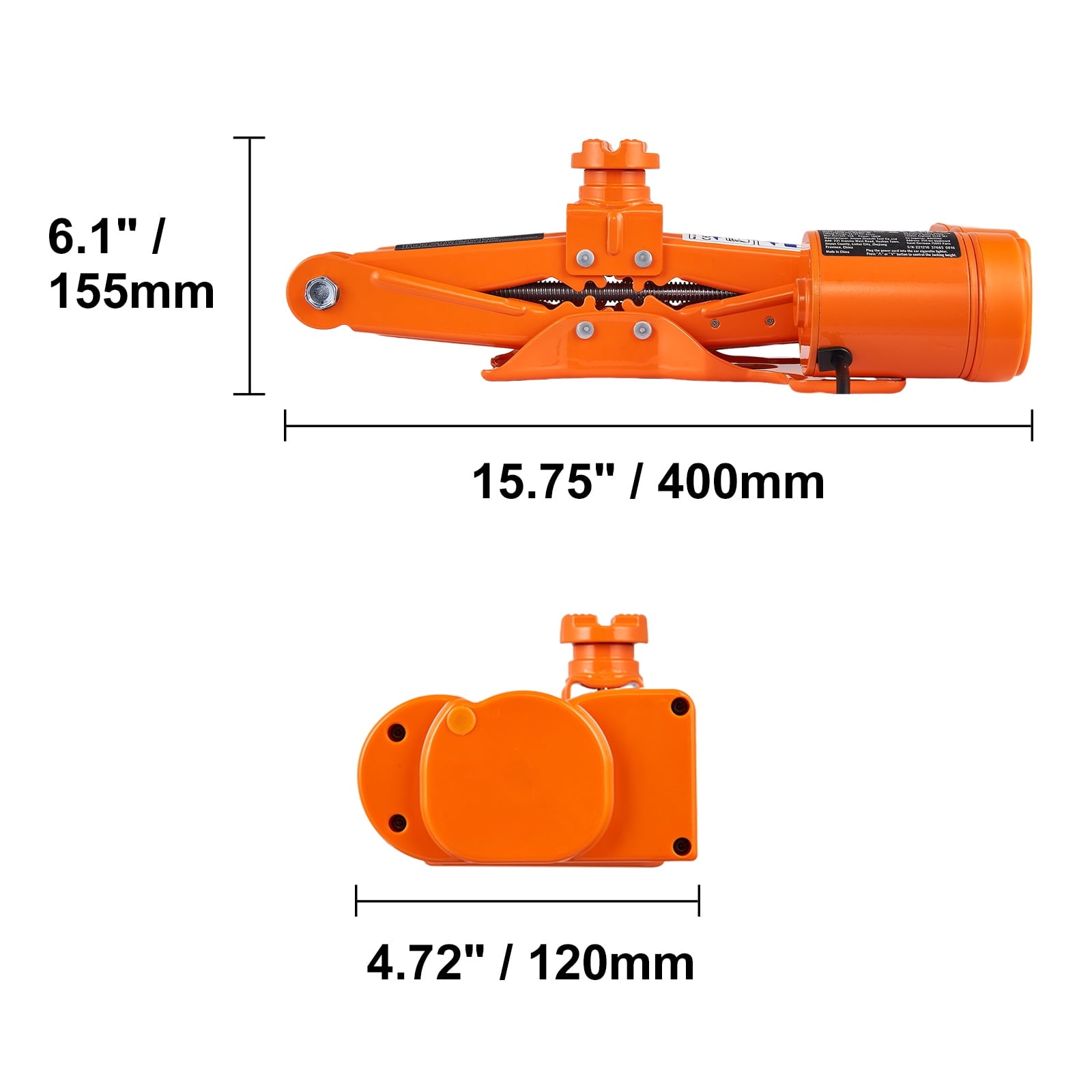 Lift Smarter – VEVOR 3-Ton Electric Scissor Jack | 12 V Auto Lift + Built-In Tire Inflator & Remote