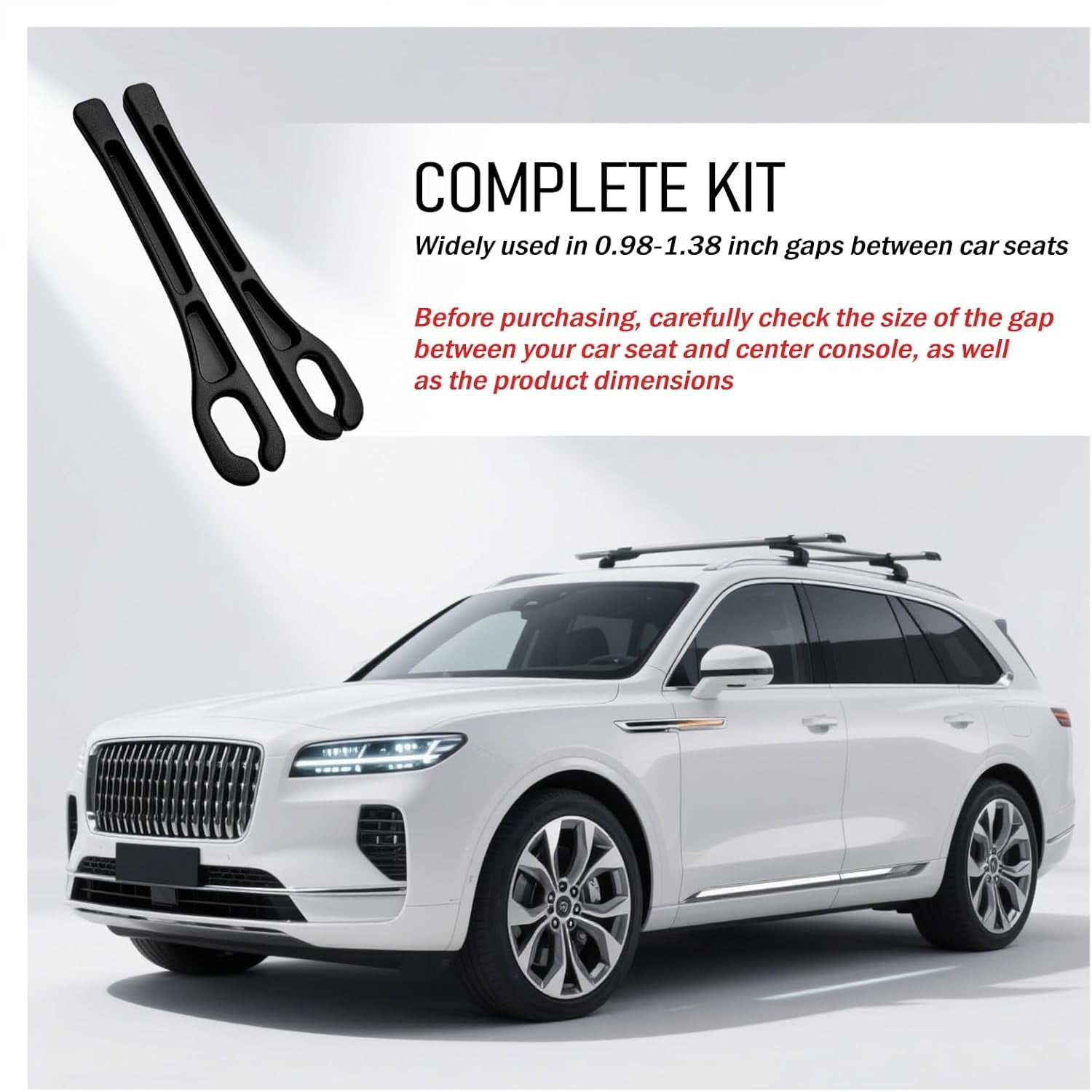 Stop Losing Items Between the Seats – 2-Pack Soft Car Seat Gap Filler Organizer with Storage Slots