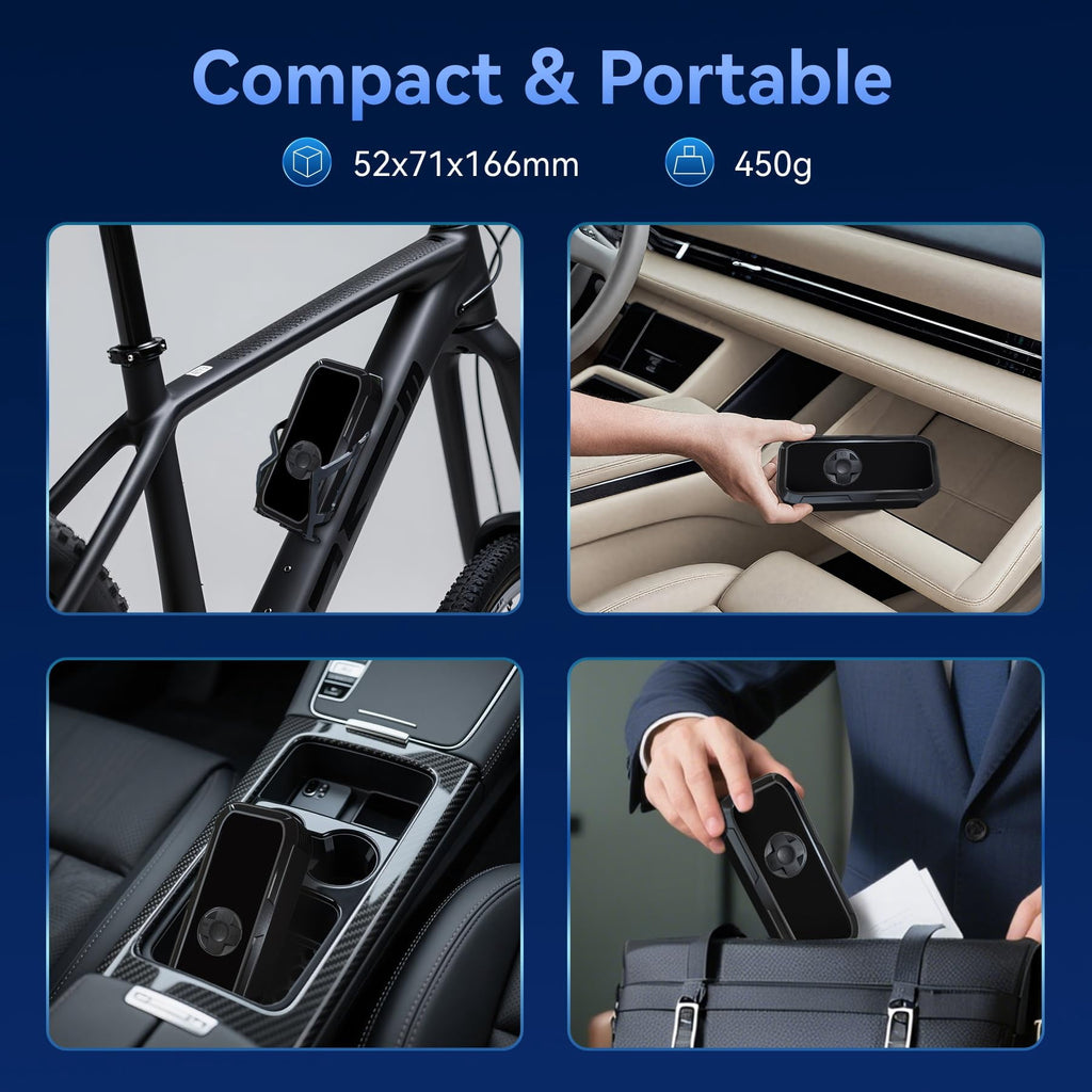 Cordless Portable Tire Inflator — 150 PSI Digital Air Pump -  Low tire? Handle it yourself.