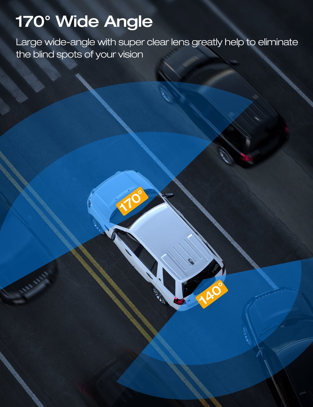 See Every Detail –  4K + 1080P Dual Dash Cam | Front & Rear, Night Vision & Parking Monitor