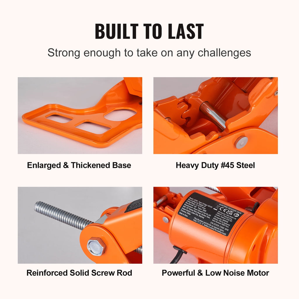 Lift Smarter – VEVOR 3-Ton Electric Scissor Jack | 12 V Auto Lift + Built-In Tire Inflator & Remote